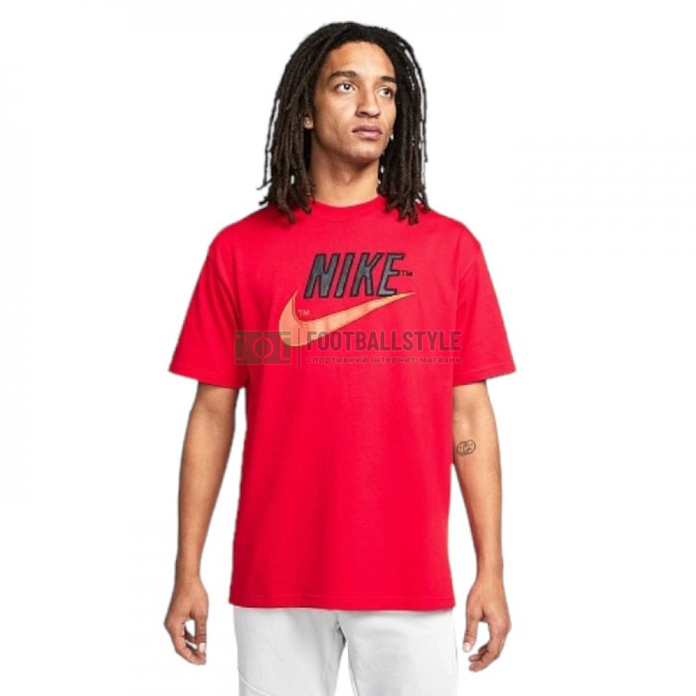 Футболка Nike Mens T-Shirt Red (DM6373-657-1002) — Footballstyle