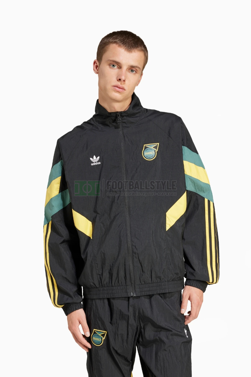 Кофта adidas Ямайка 2024 Track - чорний (IN5568-EU) — Footballstyle