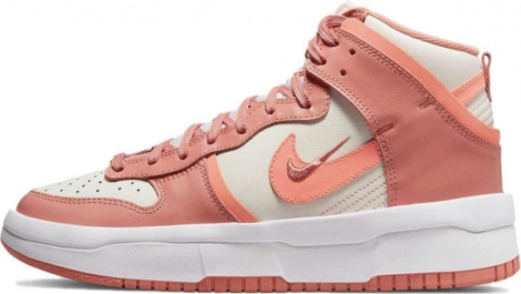Кросівки жіночі Nike WMNS DUNK HIGH UP рожево-білі DH3718-107