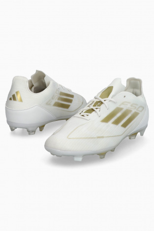 Детские бутсы adidas F50 Pro FG Junior - белый