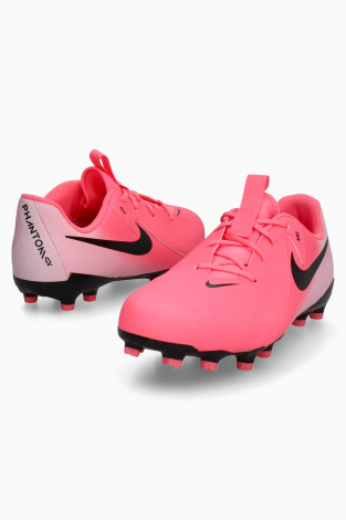 Детские бутсы Nike Phantom GX II Academy FG/MG Junior - розовый