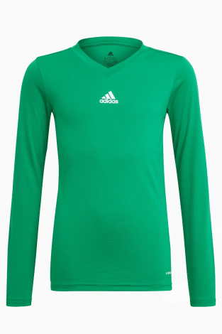 Дитячі термофутболка adidas Team Base Tee Junior - зелений