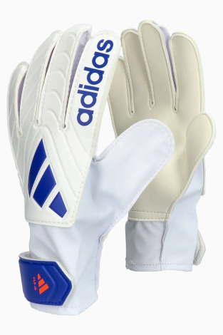 Детские вратарские перчатки adidas Copa Club Junior - белый