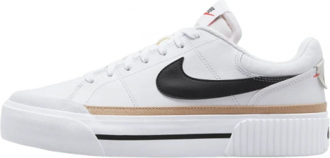 Кеди жіночі Nike COURT LEGACY LIFT біло-чорні DM7590-100