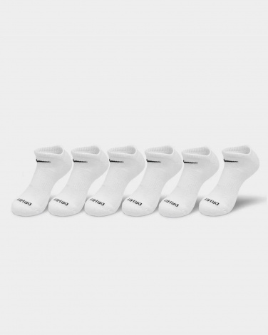 Носки Nike Everyday Plus Cushioned Training No-Show Socks (6 Pairs) White Sx6898-100 34-38