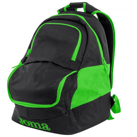 Рюкзак Joma Diamond II чёрно-зелёный