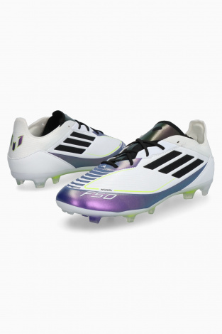 Детские бутсы adidas F50 Pro Messi FG Junior - белый