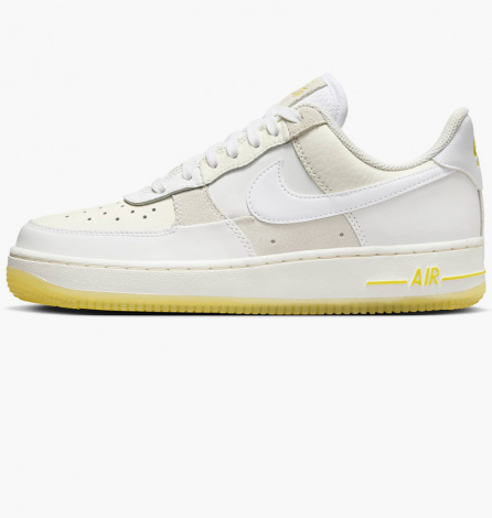 Кроссовки Nike Air Force 1 Low '07 Uv Reactive Patchwork White Multicolor Yellow (W)