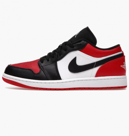 Кроссовки Jordan 1 Low Bred Toe
