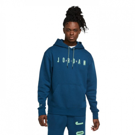 Худі Jordan Sport Dna Men'S Fleece Pullover Hoodie 'Valerian Blue/Volt'