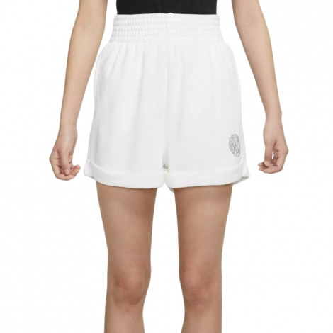 Шорты W Nike High Rise Shorts White/Smoke Grey