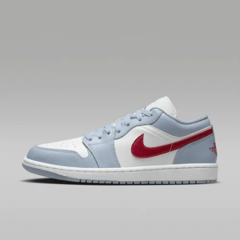 Кросівки Jordan 1 Low Blue Whisper Dune Red (W)