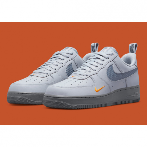 Кроссовки Nike Air Force 1 Low Wolf Grey Kumquat