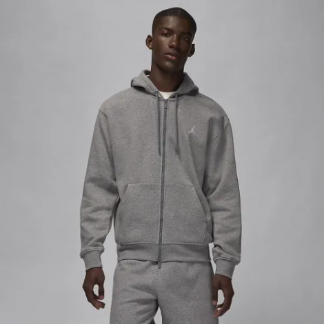 Толстовка Nike JORDAN BROOKLYN FLEECE FULL-ZIP HOODIE сіра FV7289-091