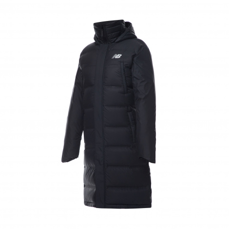 Пуховик New Balance BENCH LONG DOWN черный MJ231054BK