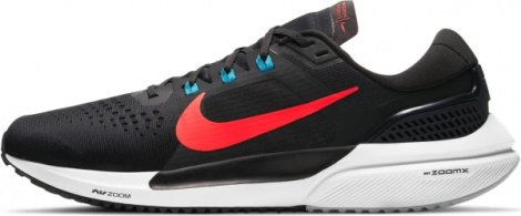 Кроссовки беговые Nike AIR ZOOM VOMERO 15 черно-красно-голубые CU1855-004