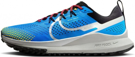 Кросівки для трейлраннінгу Nike REACT PEGASUS TRAIL 4 синьо-жовто-червоні DJ6158-401