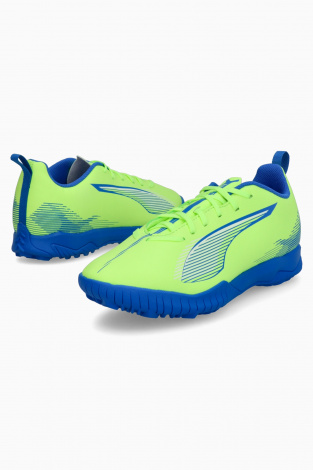 Детские сороконожки Puma Ultra 5 Play TT Junior - Лаймовый