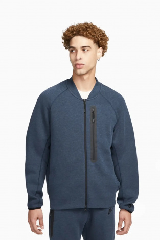 Кофта Nike Sportswear Tech Fleece Bomber - темно-синій