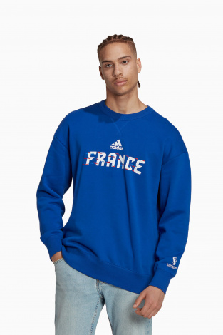 Кофта adidas World Cup France 2022 Crew - синий