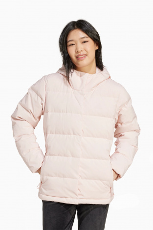 Куртка adidas Helionic Hooded Down для жінок - рожевий