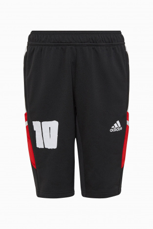 Дитячі штани adidas Messi 3/4 Junior - чорний