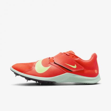 Кросівки бігові для стрибків Nike ZOOM RIVAL JUMP червоно-салатові DR2756-600