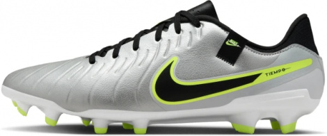 Бутcи Nike TIEMPO LEGEND 10 ACADEMY FG/MG срібно-салатові DV4337-001
