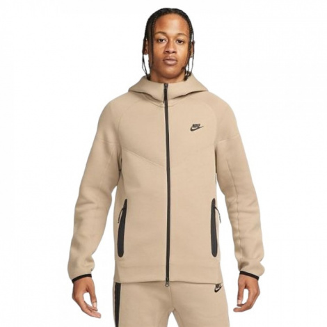 Толстовка Nike M NK TCH FLC FZ WR HOODIE бежева FB7921-247