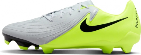 Бутси Nike PHANTOM GX II ACADEMY FG/MG срібно-лаймові FD6723-003