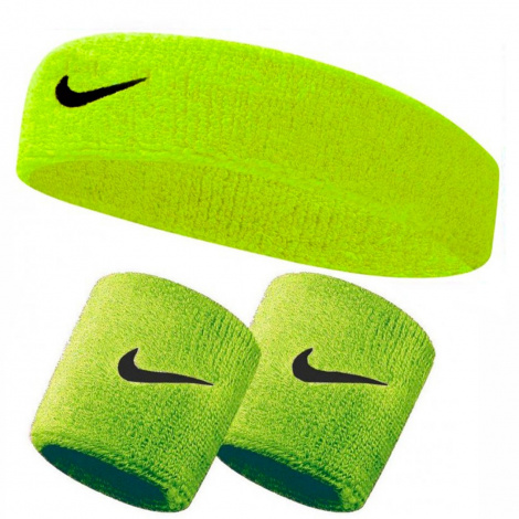 Набір Nike Повязка + Напульсники (Синий) Nnn07-Nnn04-702 Неоновий 1Size (92395)