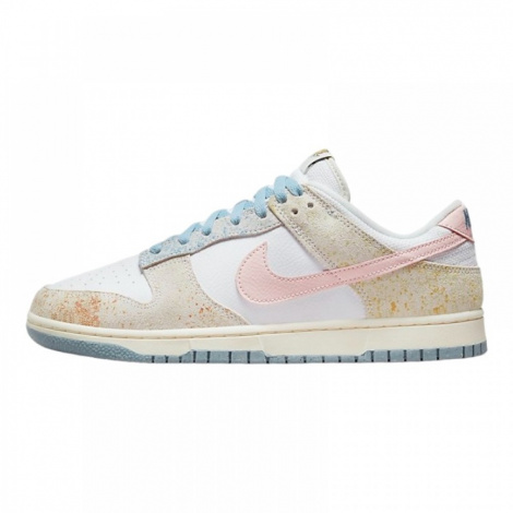 Кроссовки Nike Dunk Low Pink Blue Gold