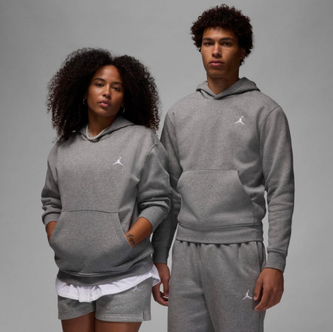 Худі Nike JORDAN BROOKLYN FLEECE PULLOVER HOODIE сіре FV7281-091