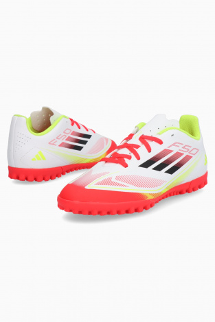 Дитячі сороконіжки adidas F50 Club TF Junior - Білий