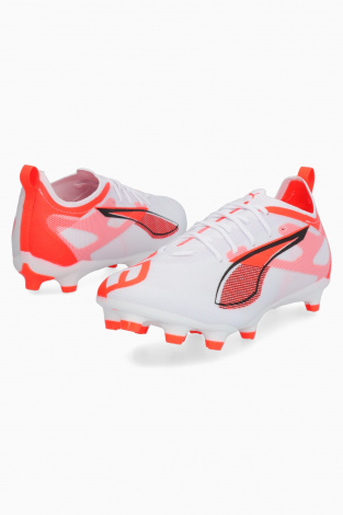 Дитячі бутси Puma Ultra 5 Pro FG/AG Junior - Білий