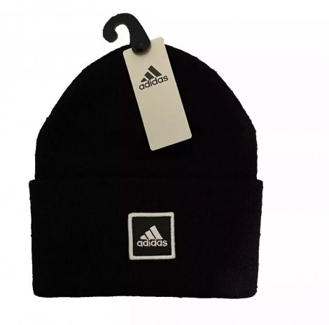 Шапка Adidas Men’S Wide Cuff Fold Beanie Black