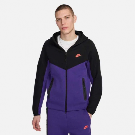 Толстовка Nike Tech Fleece Zip (Purple/Black)