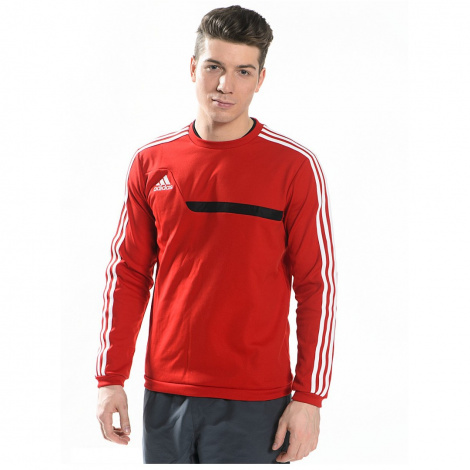 Джемпер Спортивный Тренировочный Adidas Tiro13 Sweat Top W55981, Цвет Красный, Размер (Европа) - M