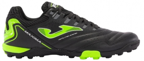 Сороконожки Joma Maxima 2401 Black Green Turf