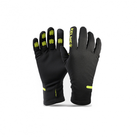 Рукавички тренувальні Kelme WARM GOLVES чорно-жовті 9886405.9010