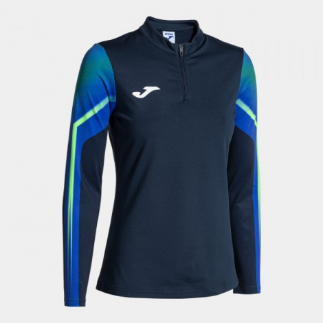 Реглан для бігу жіночий Joma ELITE XI темно-синьо-синьо-зелений 902253.317