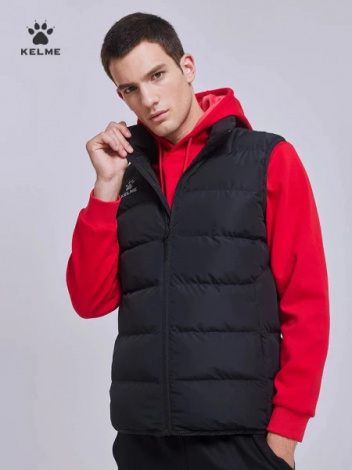 Жилетка зимняя Kelme COTTON VEST черная 8161MJ1001.9000