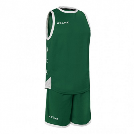 Комплект баскетбольної форми б/р Kelme VITORIA зелено-білий 80803.0092