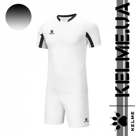 Комплект футбольної форми Kelme LEON біло-синій 7351ZB1129.9104