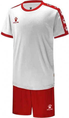 Футбольна форма дитяча Kelme COLLEGUE біло-червона 3883033.9107