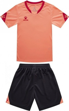 Футбольна форма дитяча Kelme GIRONA рожево-чорна 3803099.9692