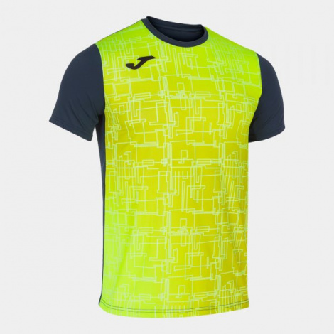Футболка бігова Joma ELITE VIII жовто-темно-синя 101929.321