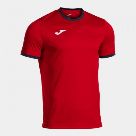 Футболка Joma Combi Premium Short Sleeve T-Shirt Red Dark Navy