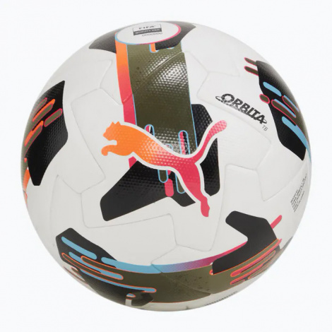 Футбольный мяч Puma Orbita 2 Tb (Fifa Quality Pro) Белый, Черный, Болотный Унисекс 5