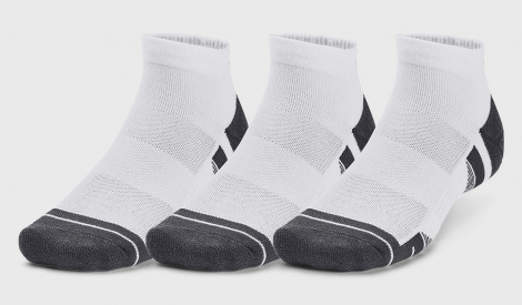 Шкарпетки Under Armour PERFORMANCE TECH 3PK LOW білі (3 пари) 1379504-100